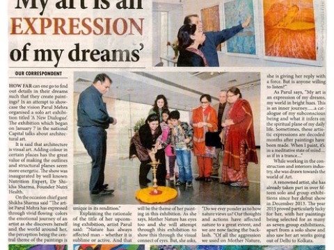 Solo Show at Alliance Francaise, Delhi, Jan 2016