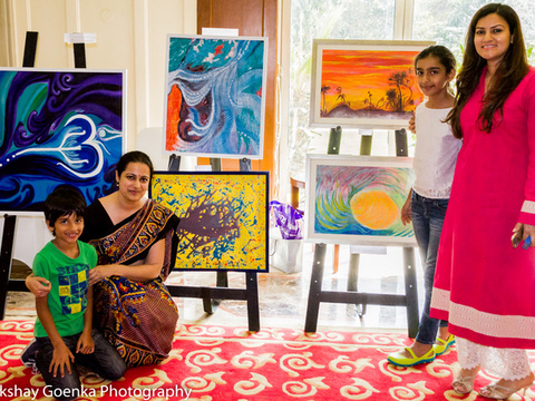 Exhibition at Palms Club Gurgaon, in collaboration with Nitanjali Art Gallery, 22nd March 2014.