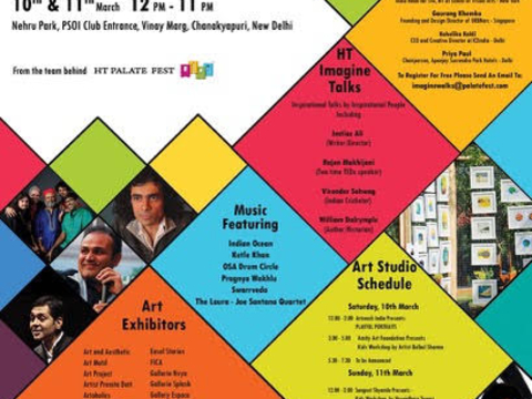 Imagine, Arts festival, Nehru Park, New Delhi, Mar 2017
