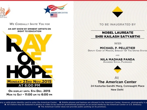 Ray of Hope Exhibition Nov'2015